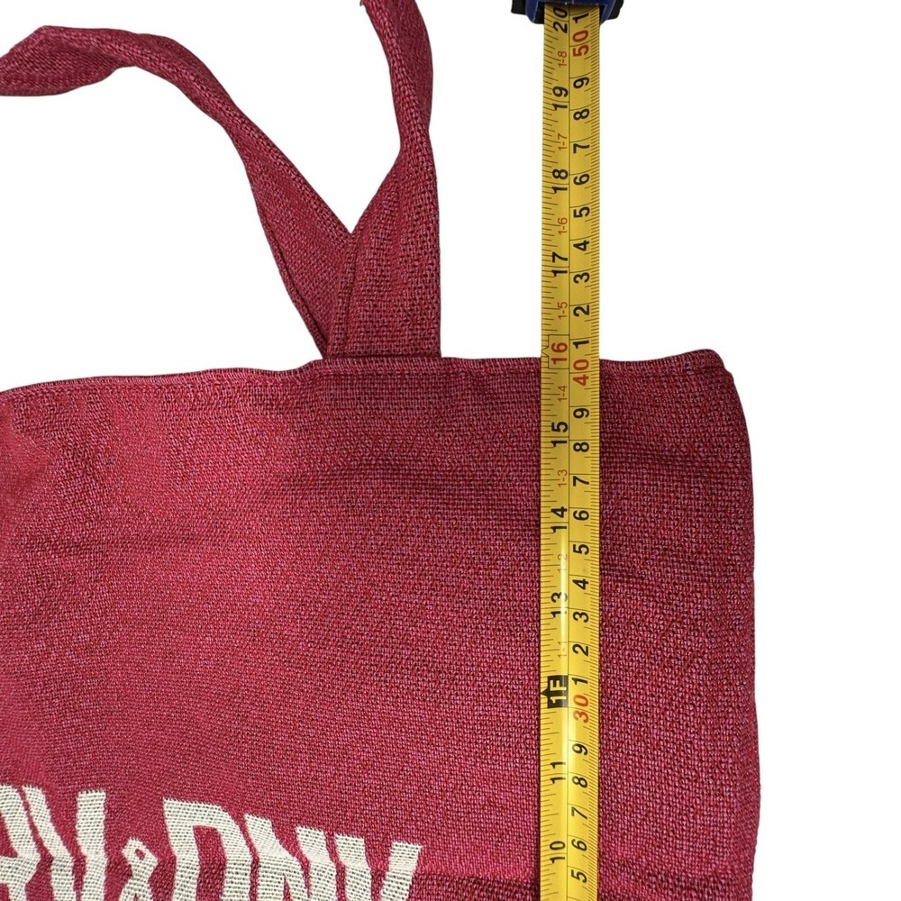 Auto Nation Tote For Hope Pink Floral Tapestry Large Tote Bag 16"x16" - Picture 6 of 7